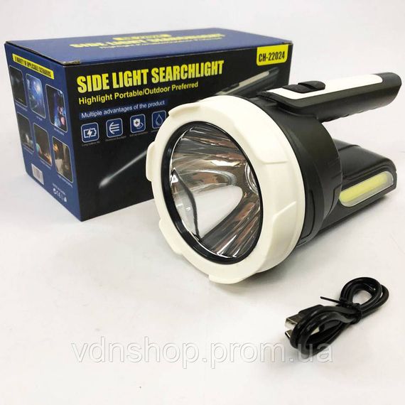 Акумуляторний ліхтар повербанк, Аварійна лампа ліхтар лампа для риболовлі Прожектор для кемпінгу OQ-41 | Зображення 6