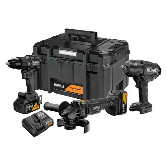 Набор из трёх инструментов аккумуляторных бесщеточных McLaren F1 TEAM SPECIAL EDITION DeWALT DCK3222MP2T