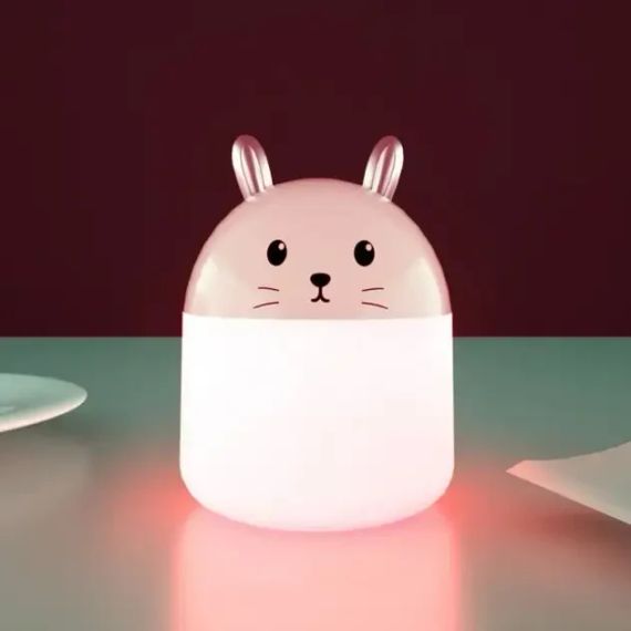 Міні-зволожувач повітря Air Purifier нічник 2 в 1 котик