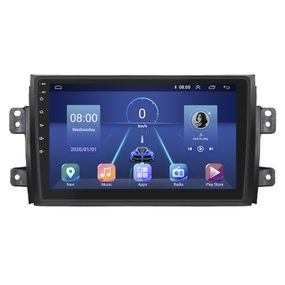 Штатная магнитола Lesko для Suzuki SX4 I (Classic) 2006-2009 экран 9" 4/64Gb 4G Wi-Fi GPS Top