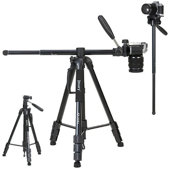 Штатив Jmary KP-2294 для съемки 58-179см 2in1 + чехол Black
