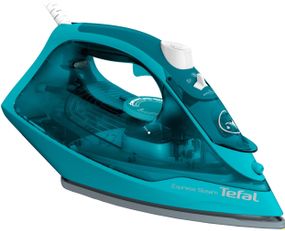 Праска Tefal Express Steam, 2500Вт, 270мл, паровий удар -200гр, постійна пара - 45гр, керам. підошва, бірюзовий (FV2867E0)