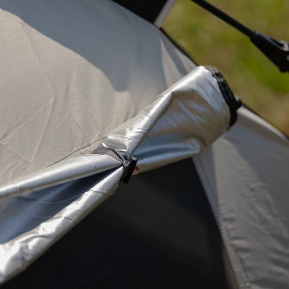 Палатка автоматическая трехместная 2 на 2 (м) кемпинговая туристическая LU-016B Черный | Зображення 6