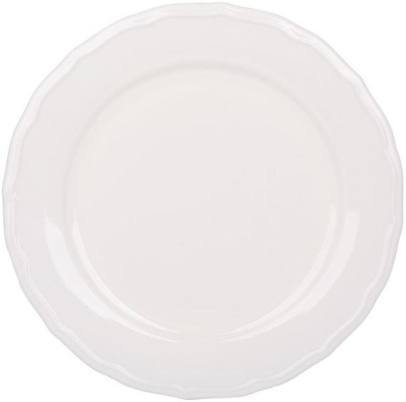 Тарілки порцелянові "Pure White" Ø22см, 6 обідніх тарілок