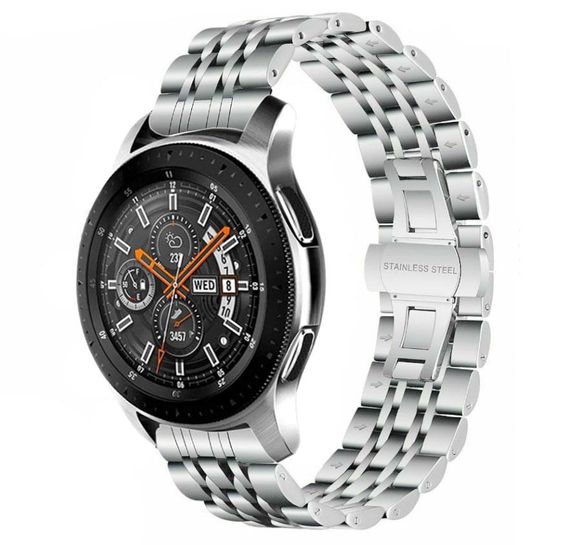 Металевий ремінець Primo Steel Link для годинника Samsung Galaxy Watch 46mm (SM-R800) - Silver