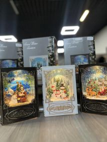 Новогодний музыкальный ночник-светильник XMAS WDL 24023B