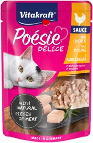 Вологий корм з куркою для котів Vitakraft Poesie Delice Chicken, 85 гр