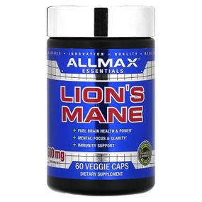 Їжовик гребінчастий AllMax Lion's Mane 600 mg 60 Veggie Caps