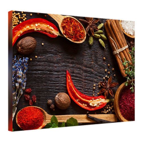 Картина на холсте Специи и пряности 45x65 см (H4565_YM017)