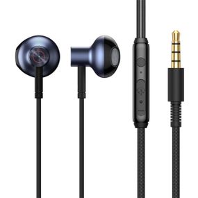 Навушники Baseus Encok 3.5mm Wired Earphone H19 Black