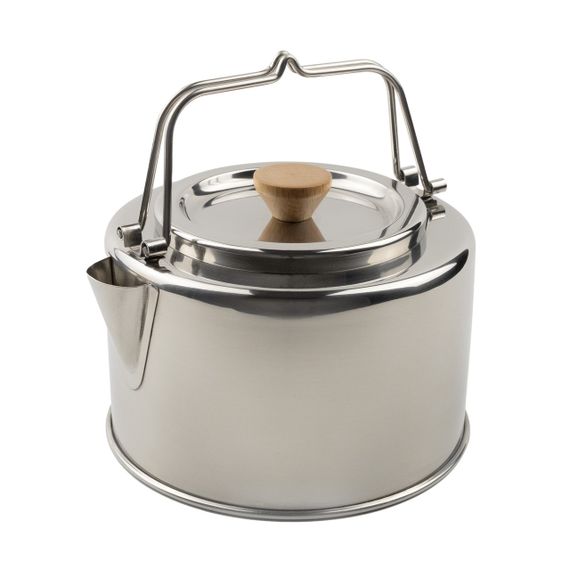 Чайник туристичний Tribe Kettle 1,2л сталевий з ситечком, Похідний чайник трайб для багаття, Чайник для кемпінгу і подорожей