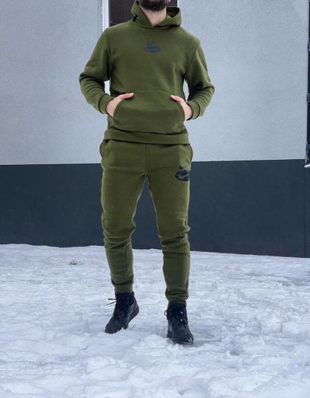 Чоловічий спортивний костюм Nike хакі | Зображення 1