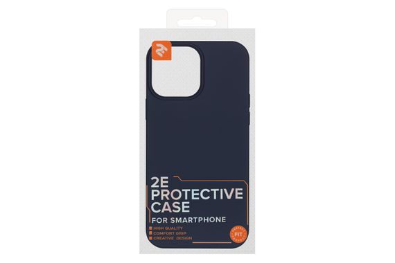 Чехол 2Е Basic для Apple iPhone 13 Pro Max , Liquid Silicone, Midnight Blue (2E-IPH-13PRM-OCLS-MB) | Зображення 1