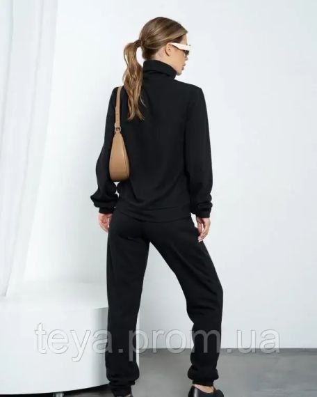 Спортивный костюм для женщин цвет черный размеры S, L, XL, M FI_008600 | Зображення 2