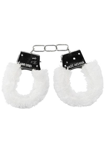 Наручники Beginners Handcuffs Furry - White Sex Aura