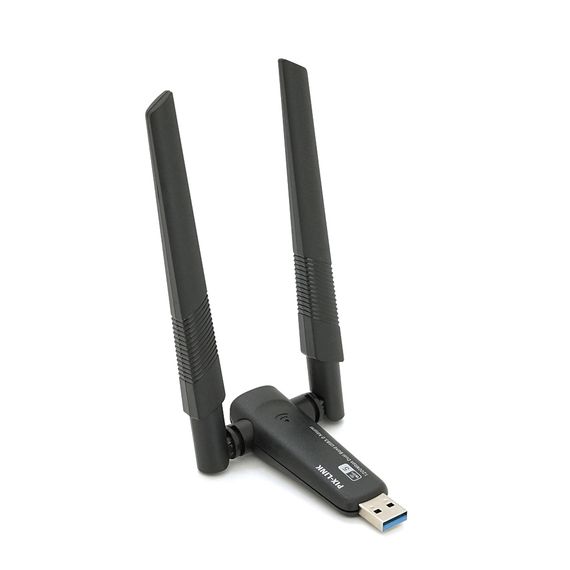 Бездротовий мережний адаптер Wi-Fi-USB LV-UAC21, AC600, з подвійною антеною, 802.11 a/с, 600MB, Box