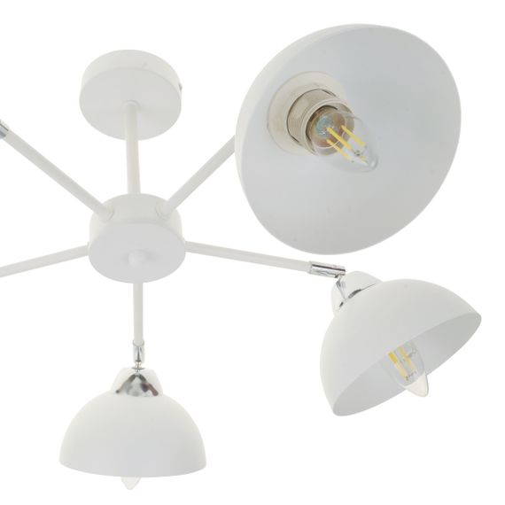Люстра потолочная для кухни Е27 60W WH/CH (BL-998C/5) | Зображення 4