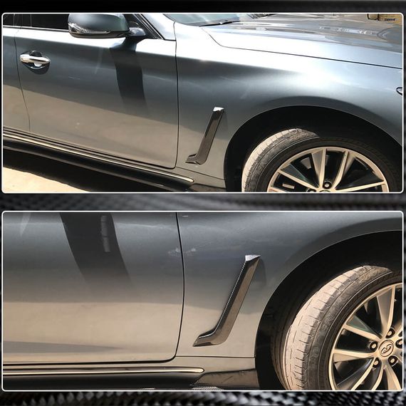 Карбоновые накладки на передние крылья (для Q50 Base/Sport 2014-2020) для Infiniti Q50/Q60 | Зображення 3