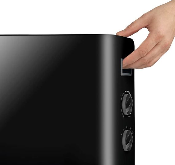 Конвекторний обігрівач BLACK+DECKER 2,0 кВт, площа обігріву 20 кв.м., підлоговий, чорний (BXCSH2000E) | Зображення 3