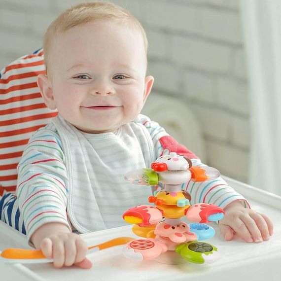 Игрушки-вертушки Vanmor Suction Cup Spinner для малышей | Зображення 4