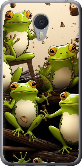 Чехол на Meizu M3 Note Жабки "5656u-256-17620"