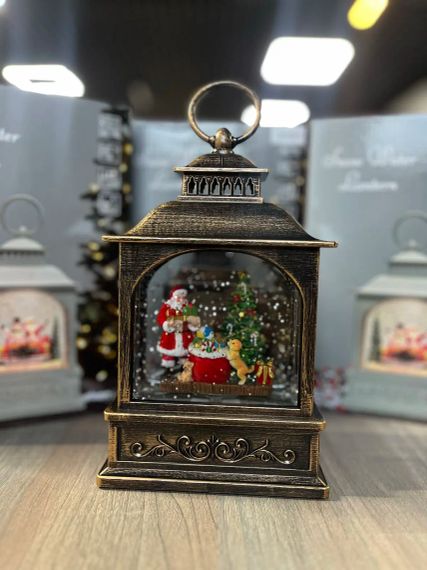 Різдвяна ніч Новорічний музичний ліхтар нічник з підсвічуванням Xmas 24072D | Зображення 4