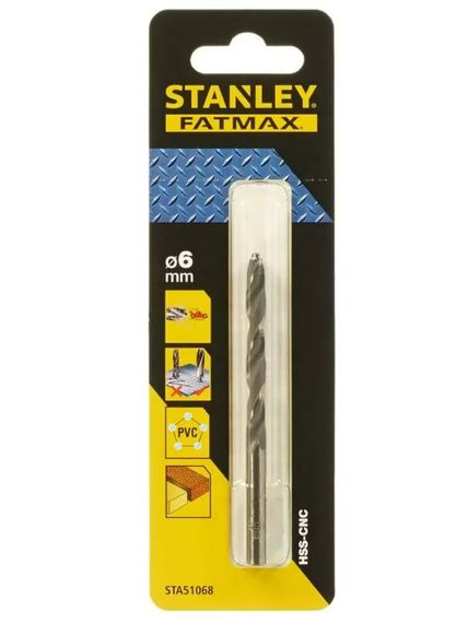 Свердло по металу Stanley Fatmax 6 мм (STA51068)