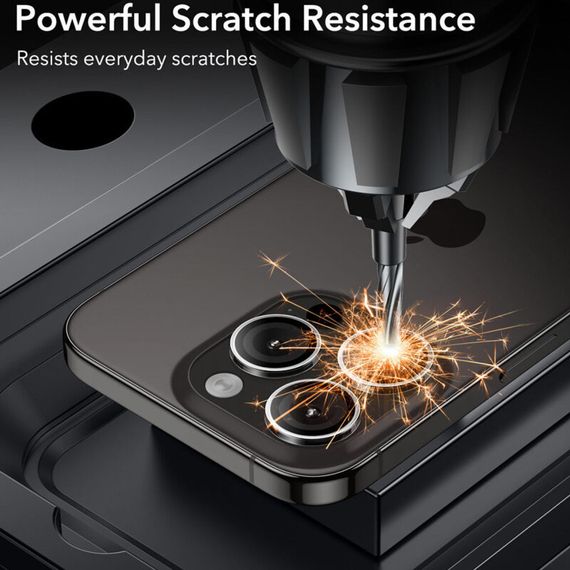 Защитное стекло Metal Classic на камеру (в упак.) для Apple iPhone 14 Pro (6.1") / 14 Pro Max (6.7") | Зображення 3