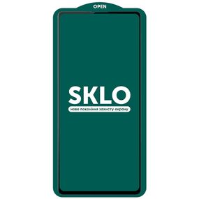 Захисне скло SKLO 5D (тех.пак) для Samsung Galaxy S21 FE Чорний