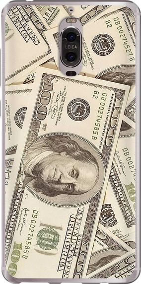 Чехол на Huawei Mate 9 Pro Доллары "3016u-819-17620"