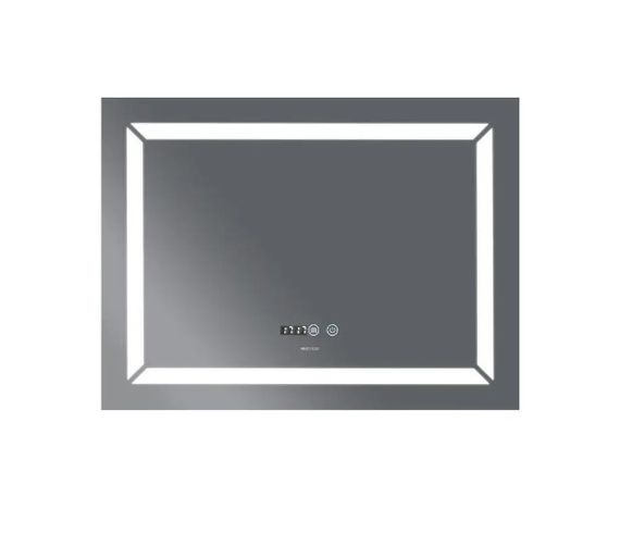Дзеркало Mixxus Light MR01-80x60 (годинник, LED-підсвічування, антизапотівання) (MI5998) | Зображення 1