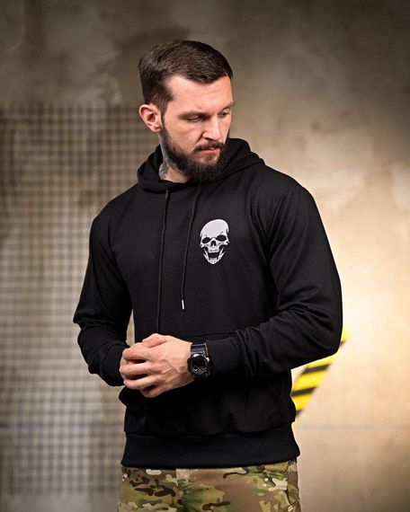 Мілітарі Худі Донецька область black РП7406 | Зображення 2