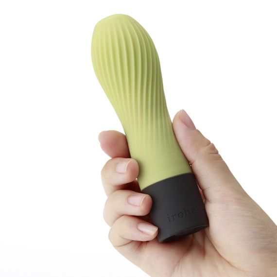 Вібратор IROHA ZEN Matcha з ніжною ребристою поверхнею Sex Aura | Зображення 1