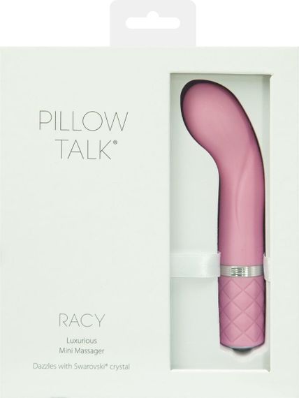 Розкішний вібратор Pillow Talk - Racy Pink з кристалом Сваровські для точки G, подарункове паковання sexstyle | Зображення 8