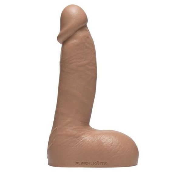 Фалоімітатор з мошонкою, реалістичний Fleshjack Guys JOHNNY SINS DILDO, бежевий, 24.8 х 4.8 см Sex Aura | Зображення 3