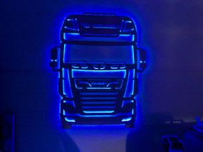 Панно декоративне картина на стіну DAF LED 16 кольорів пульт 760х900 acr-p000180