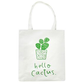 Экосумка шоппер тканевая Bambi BBG-12-15-18  Hello Cactus