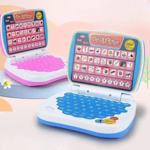 Детский ноутбук AH-802Y для изучения английского языка StudyGame Голубой