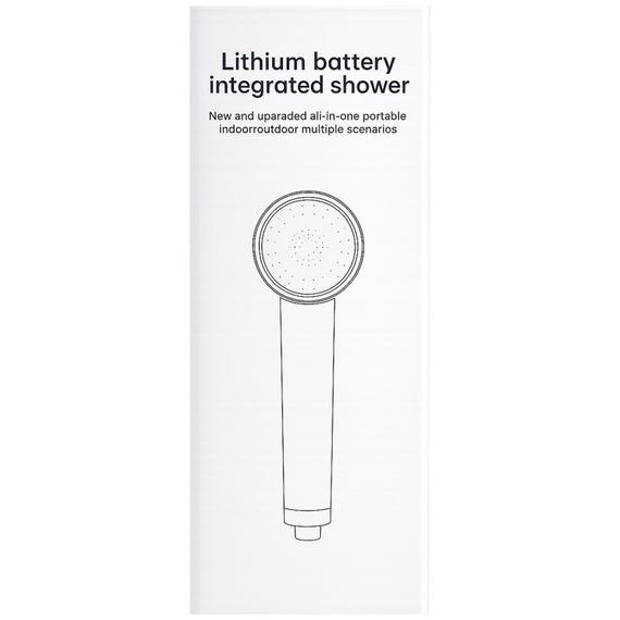 Портативний душ BL01-901 Water Temp and Battery Level Indicator 2000mAh (USB-C) White | Зображення 5