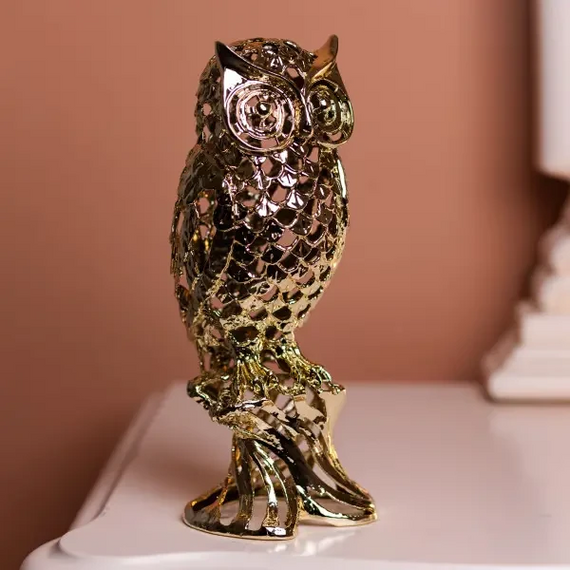 Декоративная фигурка Eagle-owl 12х11х28 см металлическая HP-7-15 | Зображення 1