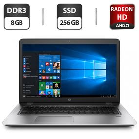 Ноутбук HP ProBook 470 G1 / 17.3" TN / Core i3-4000M (2(4) ядра по 2.4GHz) / 8GB DDR3 / 256GB SSD / Radeon HD 8750M, 1 GB GDDR3, 128-bit / WebCam / DVD-ROM / HDMI б/в