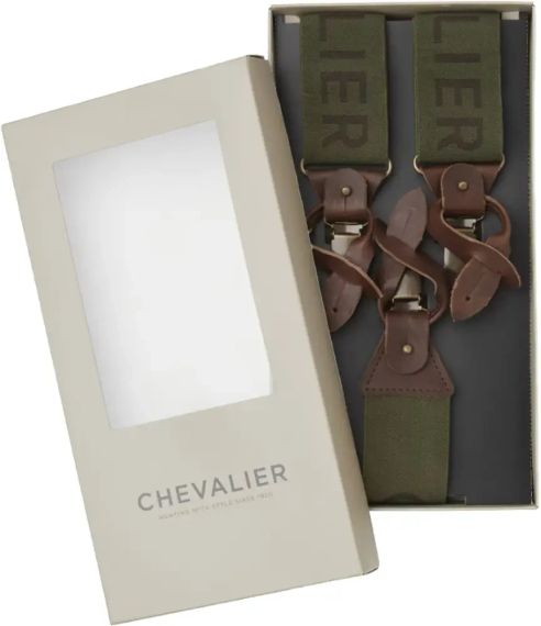 Подтяжки Chevalier Logo Suspenders One size Green | Зображення 1