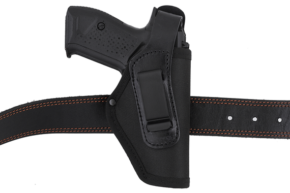 Кобура для Форт-12 поясна + прихованого внутрішньобрючного носіння (oxford 600D/шкіра, чорна) MAS | Зображення 2