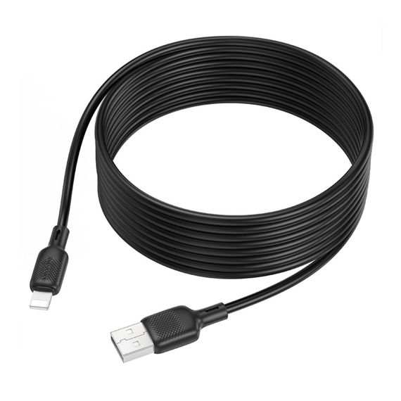 USB Borofone BX113 Silicone Lightning 2.4A 2m | Зображення 3