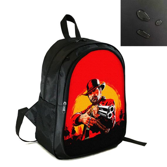 Рюкзак шкільний, міський, спортивний 38×28см з принтом RDR / Red Dead Redemptio дитячий, підлітковий для хлопчика, дівчинки (4295)