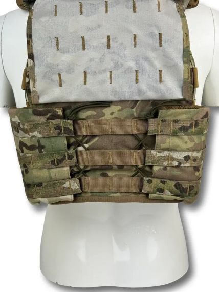 Плитоноска для плит 25*30 см Cordura Crye Precision Multicam USA + 4 підсумків | Зображення 4