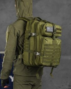 Рюкзак тактический олива 45л 800D  USA ВТ6386