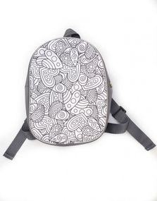 Рюкзак розмальовка 4Profi  "Love" сіро-білий 23839