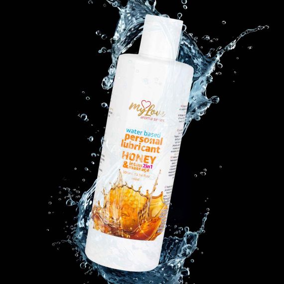 2в1 лубрикант та масажний гель - MyLove Aroma Series Intim&Massage Honey, 300 мл Sex Aura | Зображення 3