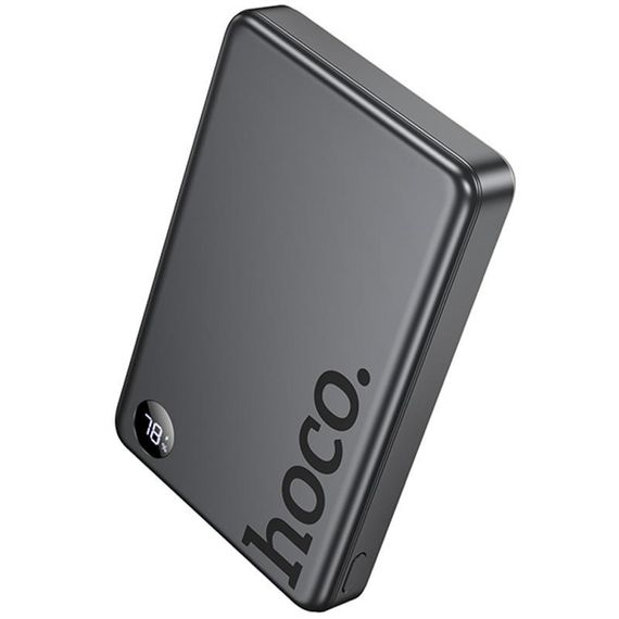 Портативний ЗП Power Bank Hoco Q34 Clever PD20W з БЗП 10000 mAh Metal gray | Зображення 1